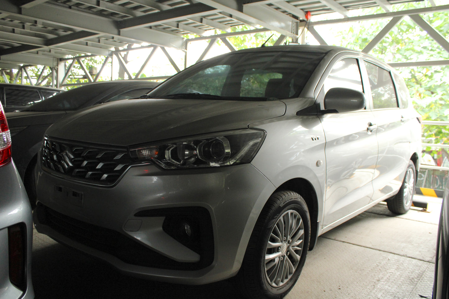 2023 Suzuki Ertiga Hybrid 1.5 GL Manual Transmission Gasoline with 15,000 km mileage and Unencumbered CR available at ROPO - Quality Pre-Owned Cars in Metro Manila, Philippines.