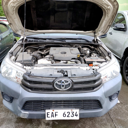 2020 Toyota Hilux FX with rear AC 4x2 2.4 M/T, DSL 94T