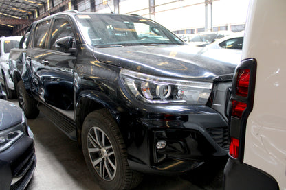 2018 Toyota Hilux Conquest 4x2 2.4 Automatic Diesel with 28,000 km mileage available at ROPO - Quality Pre-Owned Cars in Metro Manila, Philippines.