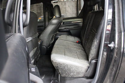 2018 Toyota Hilux Conquest 4x2 2.4 Automatic Diesel with 28,000 km mileage available at ROPO - Quality Pre-Owned Cars in Metro Manila, Philippines.