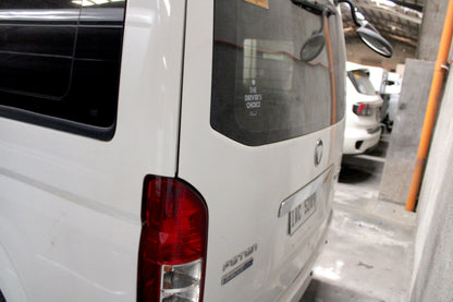 2019 Foton Van Traveller Manual Transmission Diesel with 111,000 km mileage available at ROPO - Quality Pre-Owned Vehicles in the Philippines