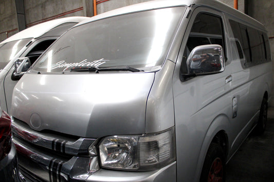 2019 Toyota Hi-Ace GL Grandia Manual Transmission Diesel with 288,000 km mileage available at ROPO - Quality Pre-Owned Cars in the Philippines.