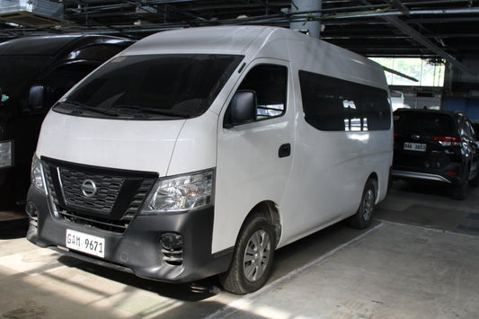2020 Nissan NV350 Urvan Premium Manual Diesel with 32,000 km mileage available at ROPO - Quality Pre-Owned Cars in Metro Manila, Philippines.