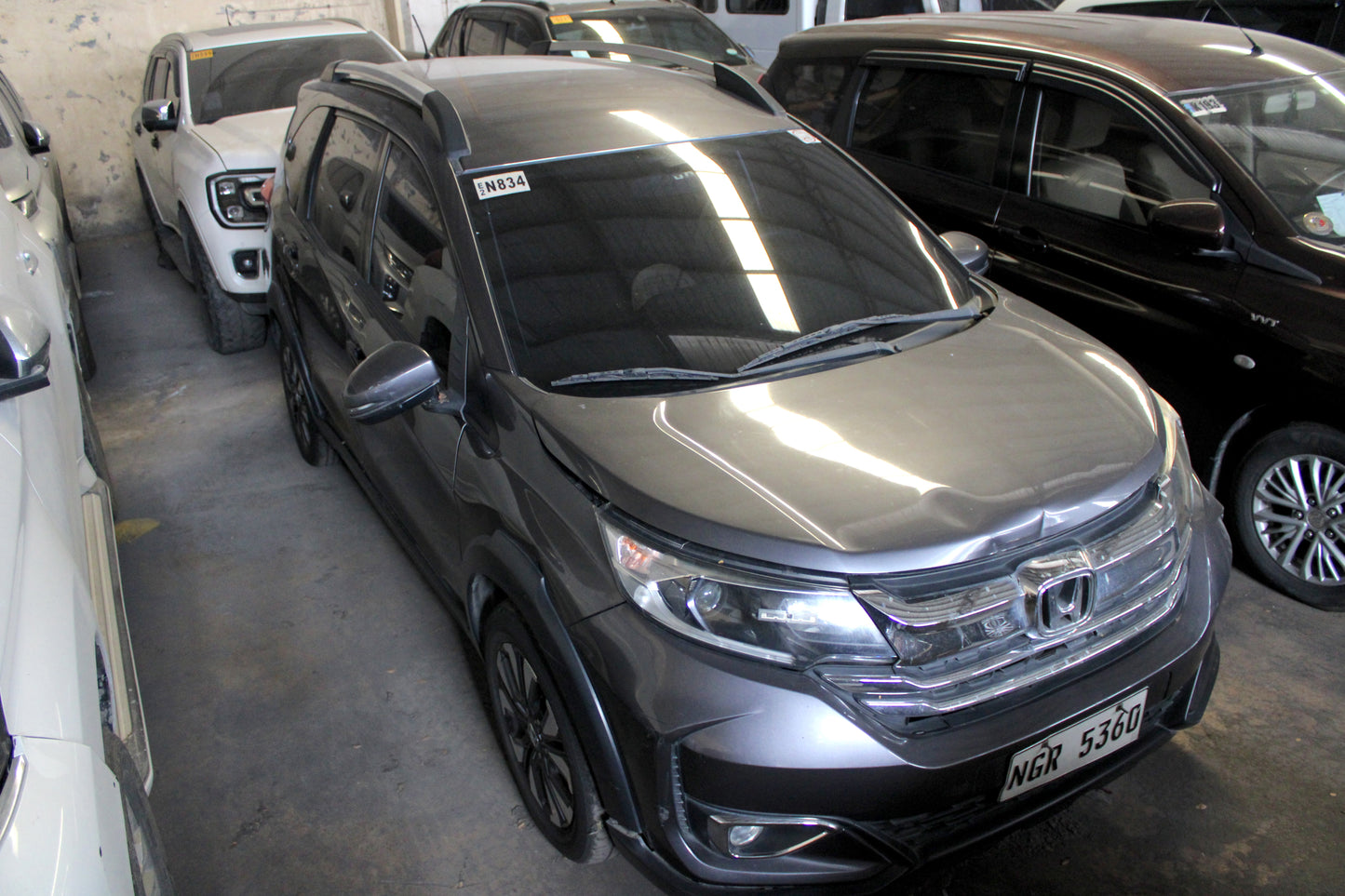2021 Honda BR-V Automatic Gasoline with 76,000 km mileage available at ROPO - Quality Pre-Owned Cars in Metro Manila, Philippines.