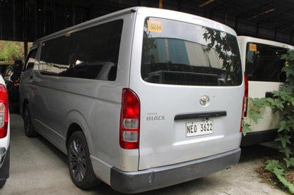 2021 Toyota Hiace Commuter 3.0L Manual Transmission Diesel with 55,000 km mileage available at ROPO - Quality Pre-Owned Cars in Metro Manila, Philippines.
