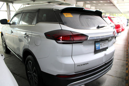 2023 Geely Azkarra Luxury 1.5 Automatic Gasoline with 7,000 km mileage and Unencumbered CR available at ROPO - Quality Pre-Owned Cars in Metro Manila, Philippines.
