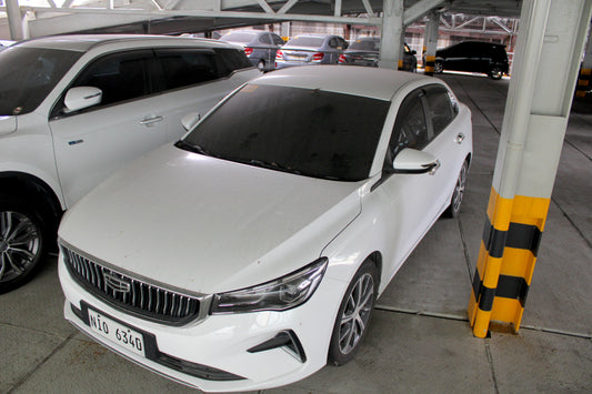 2023 Geely Emgrand Comfort Automatic Gasoline with 12,000 km mileage available at ROPO - Quality Pre-Owned Cars in Metro Manila, Philippines.