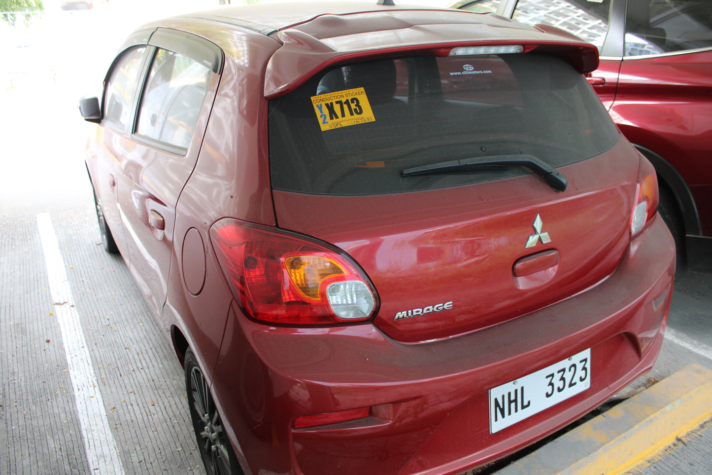 2023 Mitsubishi Mirage GLX 1.2G Automatic Gasoline with 5,000 km mileage available at ROPO - Quality Pre-Owned Cars in Metro Manila, Philippines.