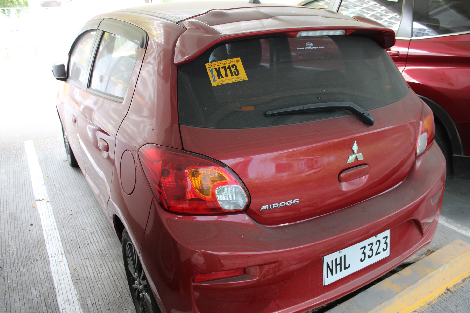 2023 Mitsubishi Mirage GLX 1.2G Automatic Gasoline with 5,000 km mileage available at ROPO - Quality Pre-Owned Cars in Metro Manila, Philippines.