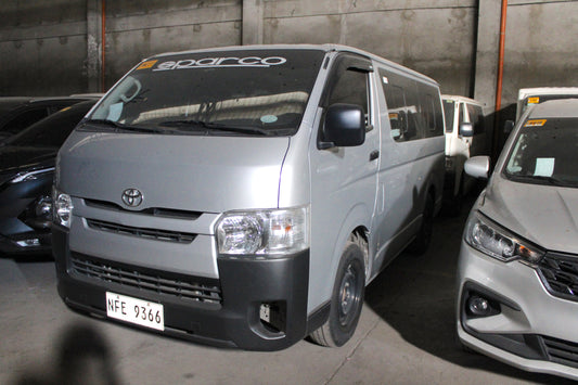 2023 Toyota Hiace Commuter 3.0 MPV Manual Transmission Diesel with 32,000 km mileage available at ROPO - Quality Pre-Owned Vehicles in the Philippines.