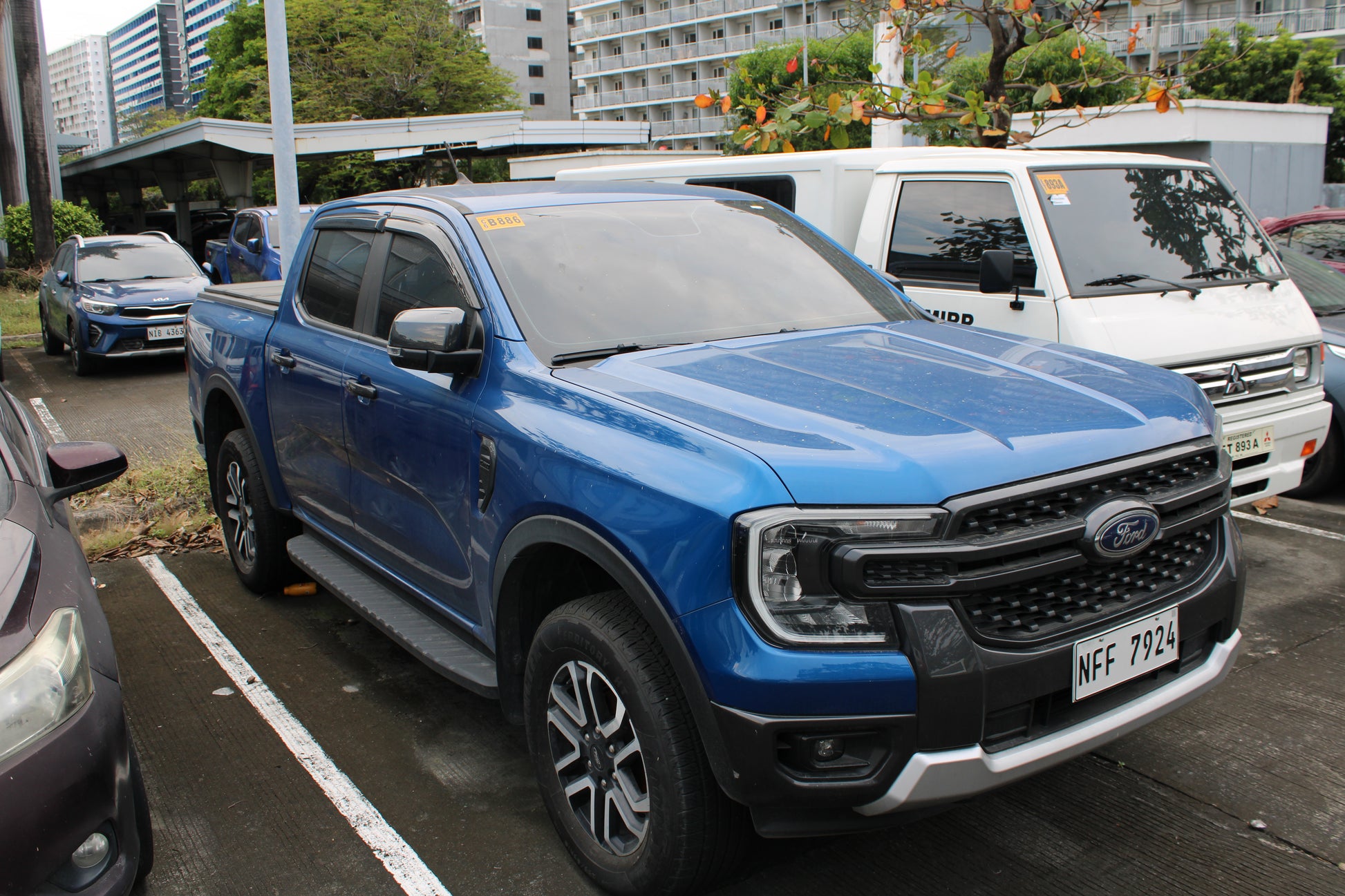 2024 Ford Ranger 2.0L Sport 4x2 Automatic Diesel with 9,000 km mileage available at ROPO - Quality Pre-Owned Cars in Metro Manila, Philippines.