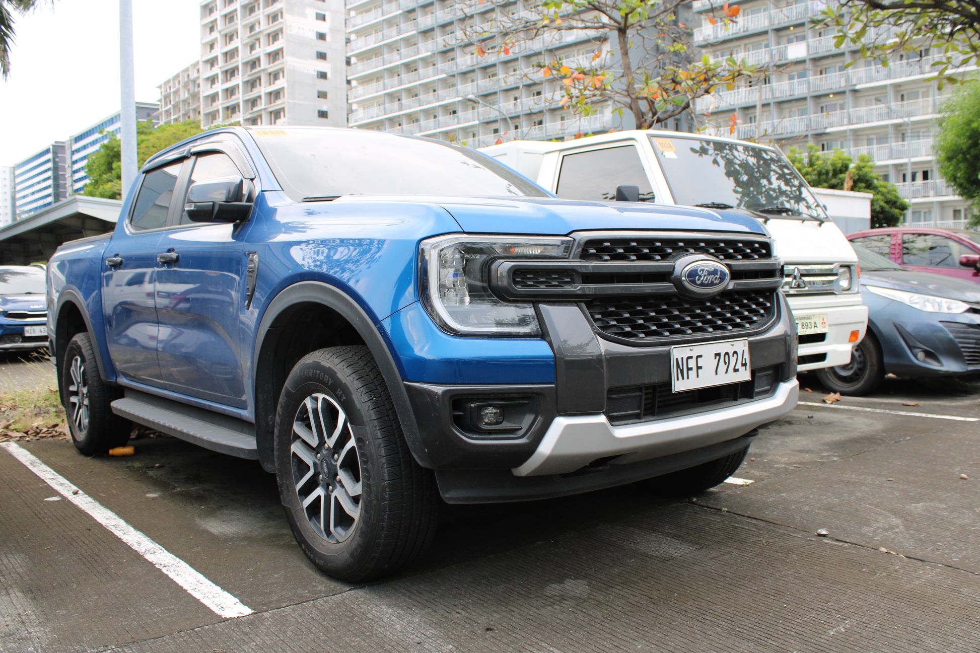 2024 Ford Ranger 2.0L Sport 4x2 Automatic Diesel with 9,000 km mileage available at ROPO - Quality Pre-Owned Cars in Metro Manila, Philippines.