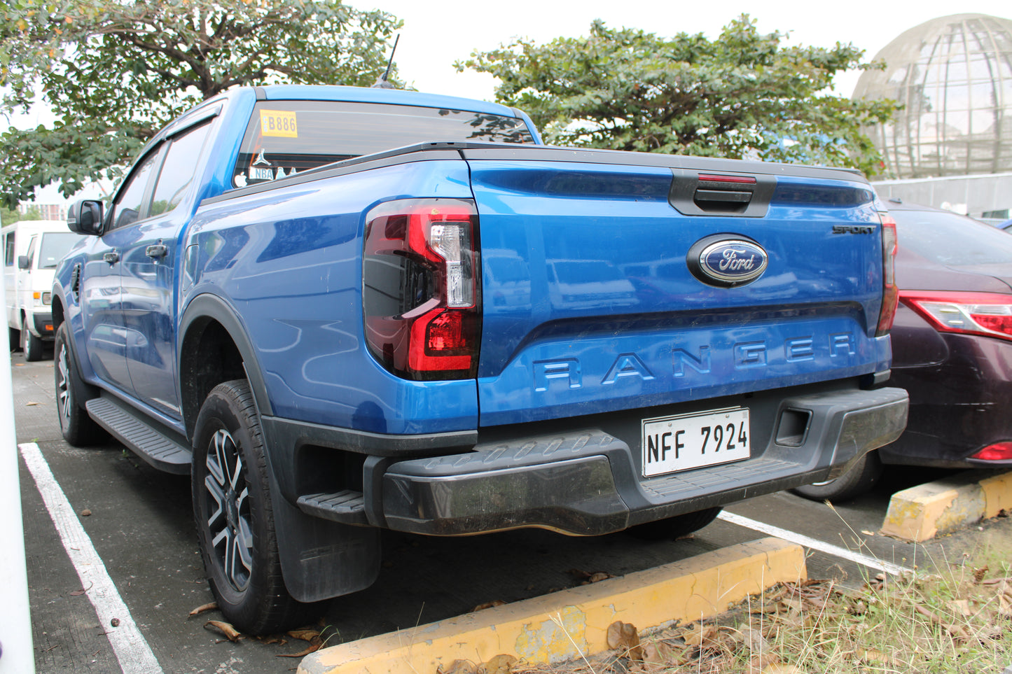 2024 Ford Ranger 2.0L Sport 4x2 Automatic Diesel with 9,000 km mileage available at ROPO - Quality Pre-Owned Cars in Metro Manila, Philippines.