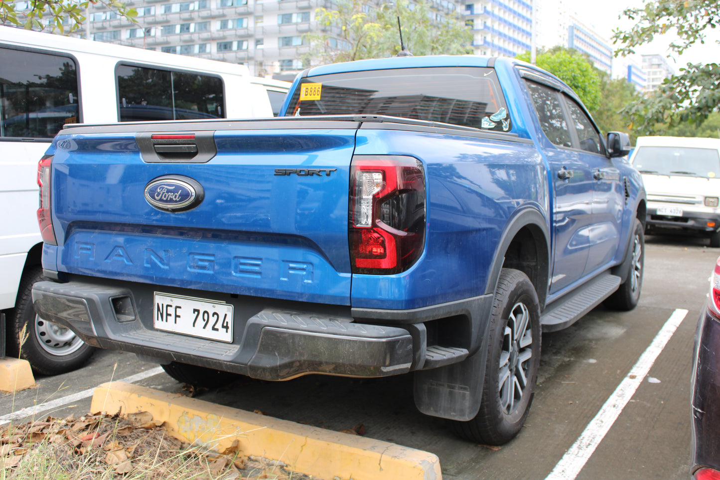 2024 Ford Ranger 2.0L Sport 4x2 Automatic Diesel with 9,000 km mileage available at ROPO - Quality Pre-Owned Cars in Metro Manila, Philippines.