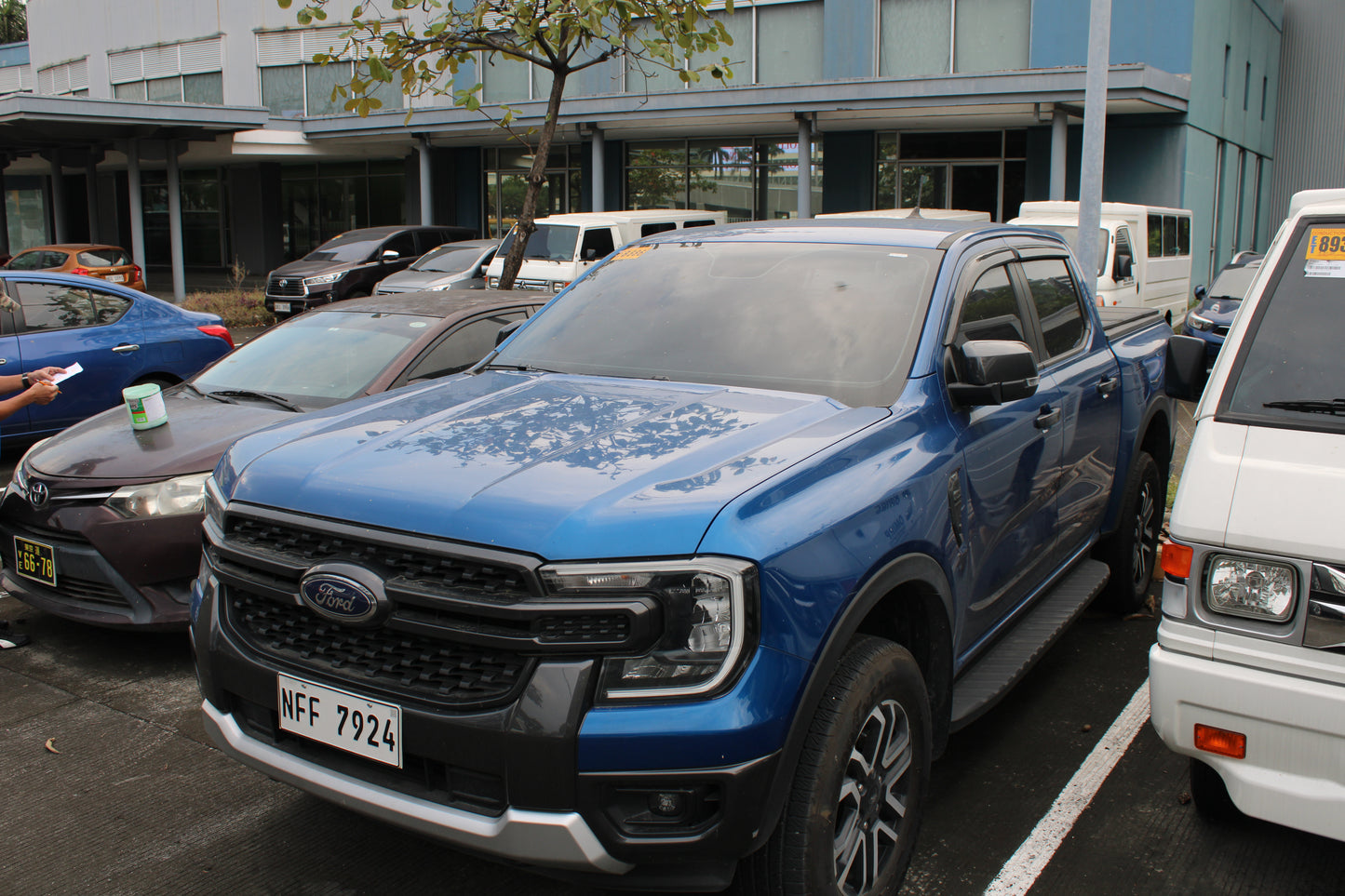 2024 Ford Ranger 2.0L Sport 4x2 Automatic Diesel with 9,000 km mileage available at ROPO - Quality Pre-Owned Cars in Metro Manila, Philippines.