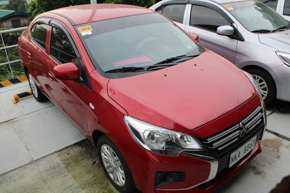 2024 Mitsubishi Mirage G4 GLX 1.2G CVT Automatic Gasoline with only 800 km mileage and unencumbered CR available at ROPO - Quality Pre-Owned Cars in Metro Manila, Philippines.