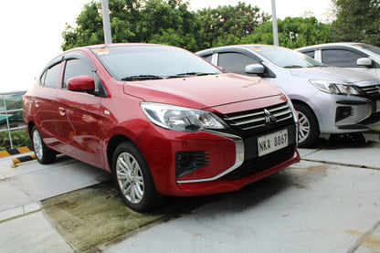 2024 Mitsubishi Mirage G4 GLX 1.2G CVT Automatic Gasoline with only 800 km mileage and unencumbered CR available at ROPO - Quality Pre-Owned Cars in Metro Manila, Philippines.