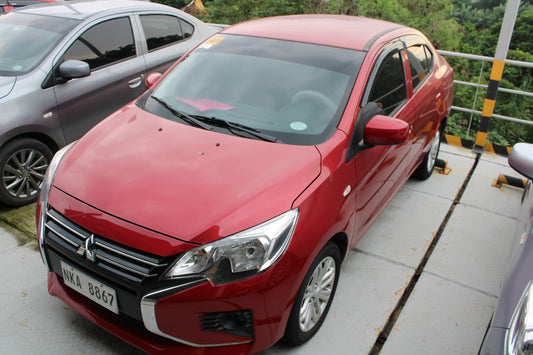 2024 Mitsubishi Mirage G4 GLX 1.2G CVT Automatic Gasoline with only 800 km mileage and unencumbered CR available at ROPO - Quality Pre-Owned Cars in Metro Manila, Philippines.