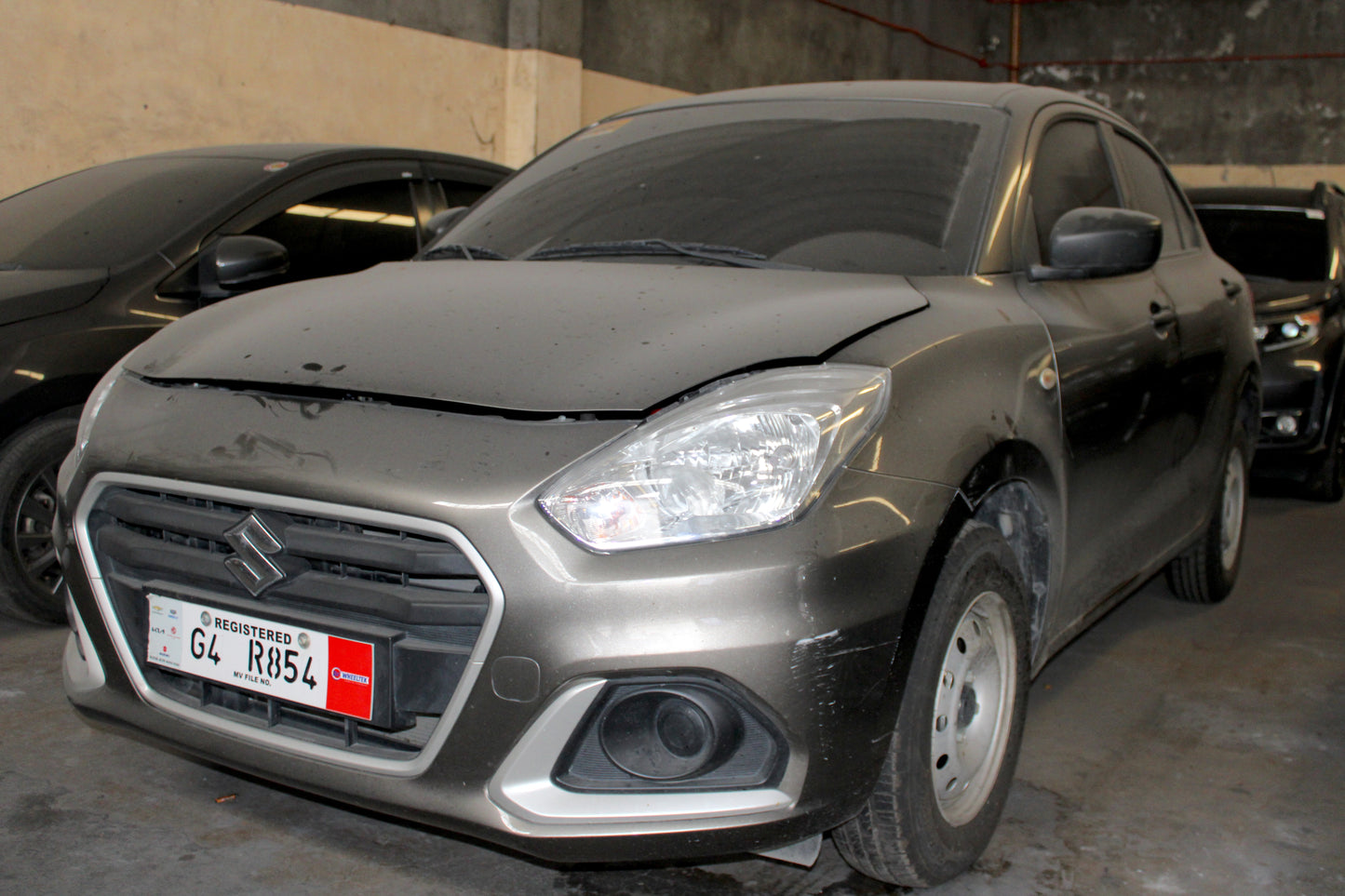 2024 Suzuki Dzire Manual Transmission Gasoline with 8,500 km mileage available at ROPO - Quality Pre-Owned Cars in Metro Manila, Philippines.